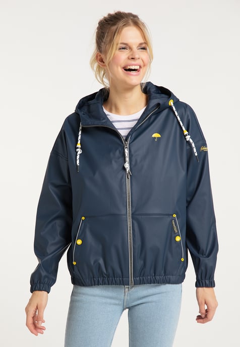 Schmuddelwedda rain jacket women marine - Image 3