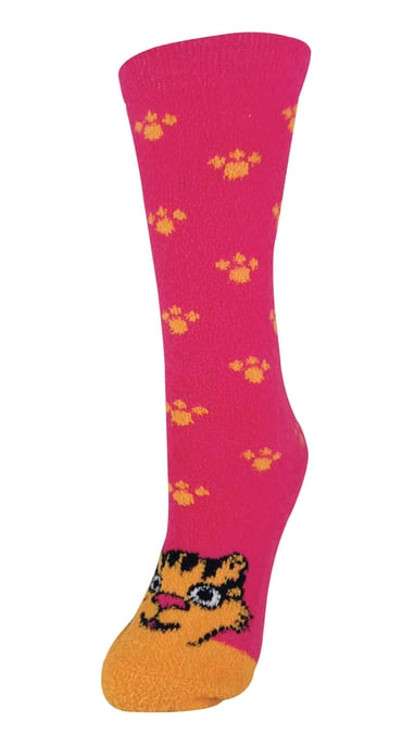 Calcetines antideslizantes para mujer con diseño de animales - Image 1