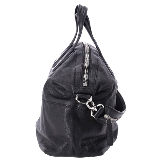 Givenchy Large Nightingale Satchel Handbag in Black Goatskin Leather - Image 2