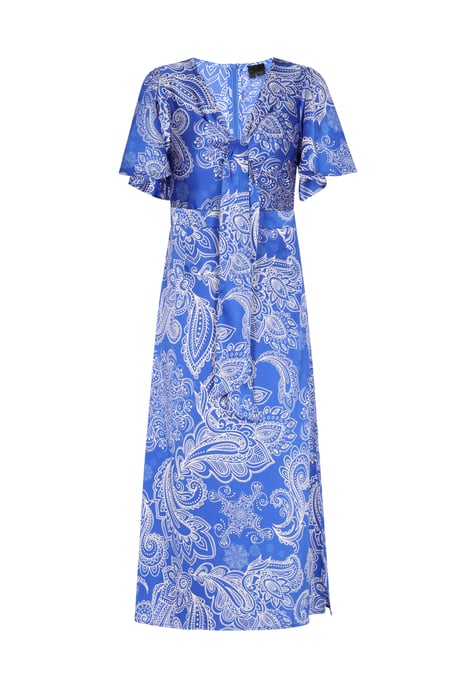 Dreimaster Dress women white lilac - Image 1