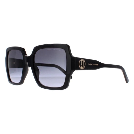 Marc Jacobs Cat Eye Womens Shiny Black Dark Grey Gradient MARC 731/S