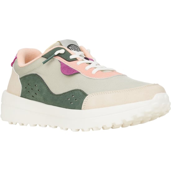 HEYDUDE Hayden Colorblock Polyester Women's Dusty Olive/Multi Trainers - Image 1
