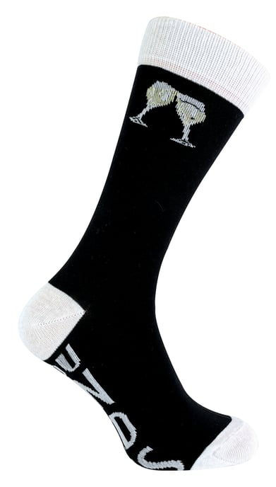 If You Can Read This Socks Tráeme calcetines Prosecco - Image 2