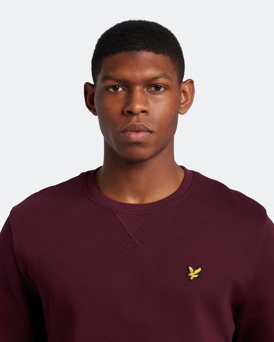 Jersey tipo jersey en color burdeos con la marca Lyle & Scott - Image 4