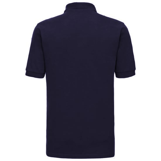 Russell Mens Ripple Collar & Cuff Short Sleeve Polo Shirt (French Navy) - Image 2