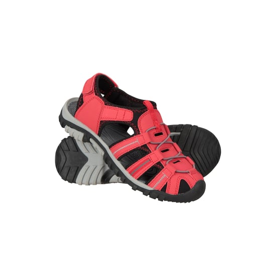 Mountain Warehouse Childrens/Kids Bay Sports Sandals (Dark Red) - Image 1