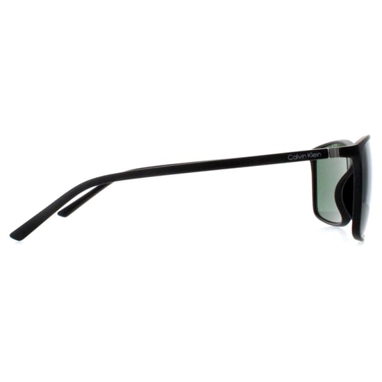Calvin Klein Rectangle Mens Matte Black Green CK22558S