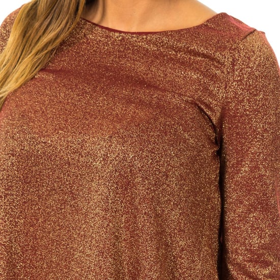 Women's Long Sleeve Round Neck Sweater 10DML0483
