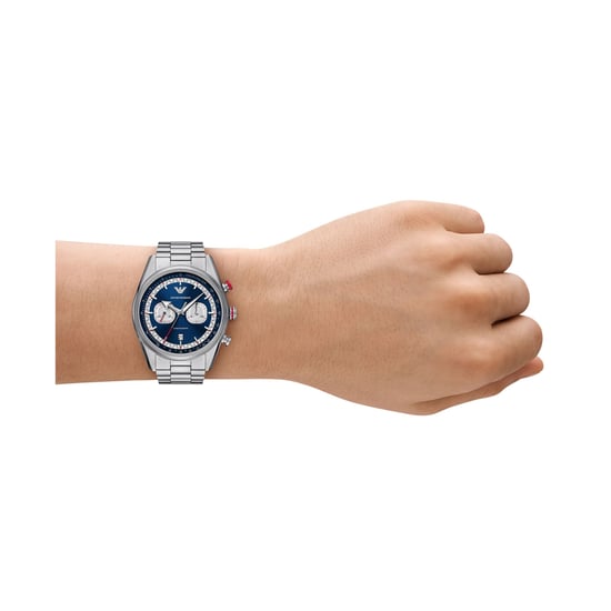 Emporio Armani Racer Men's Silver Watch AR11676 - Image 4