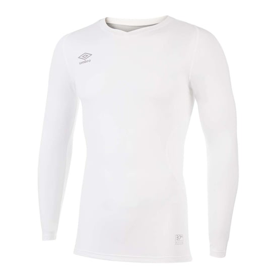 Umbro Mens Elite V Neck Base Layer Top (White) - Image 1