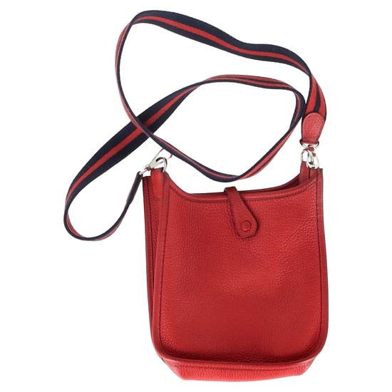 Hermès Evelyn TPN Mini 16 Bag in Red Leather - Image 2