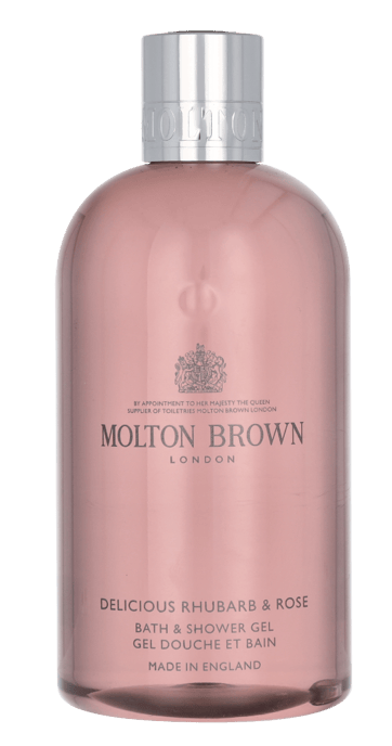 M.Brown Delicious Rhubarb & Rose Bath & Shower Gel 300 ml - Image 1