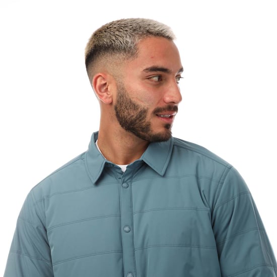 Men's Snow Peak Flexible Insulated Shirt in Blue - Image 3