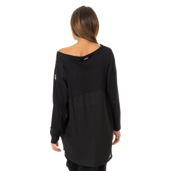 Women's boat neck long sleeve t-shirt 10DML0437