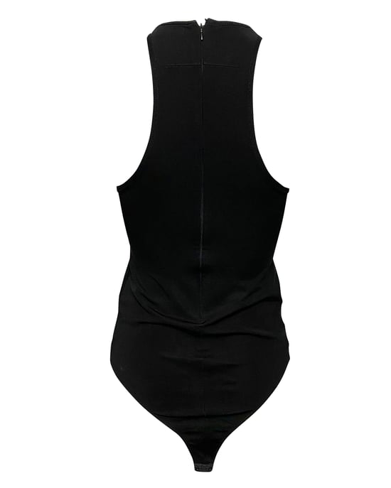 Givenchy Lace-Up Bodysuit in Black Viscose - Image 2