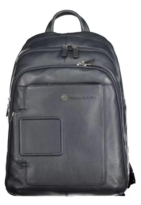 Piquadro Men's Blue Leather Backpack