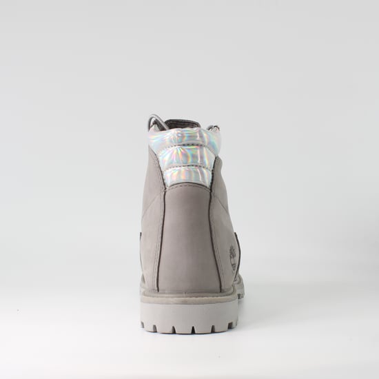 Timberland Waterville Grey Nubuck Leather Womens Lace Up Boots A2ADF - Image 3