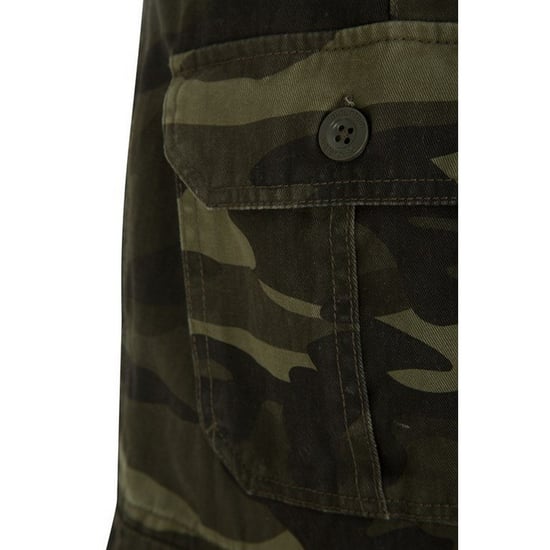 Mountain Warehouse Mens Camo Cargo Shorts (Khaki Green/Black) - Image 5