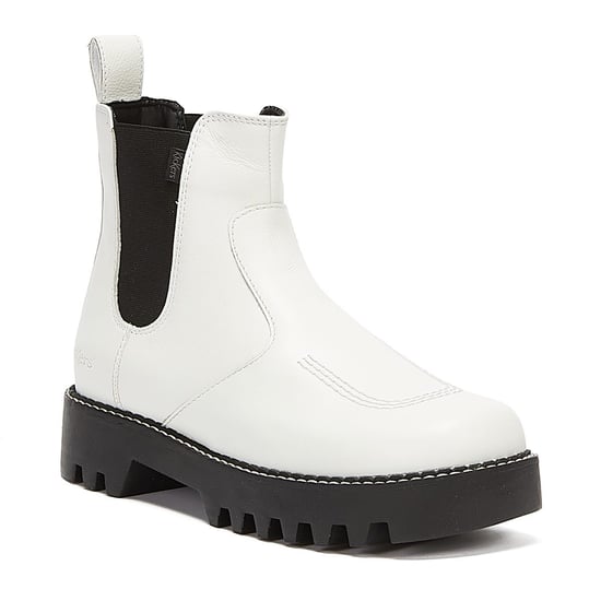 Patadas Kizziie Chelz Botas blancas para mujer - Image 2
