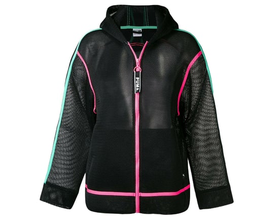 Chaqueta deportiva negra para mujer Puma Chase Spacer - Image 1