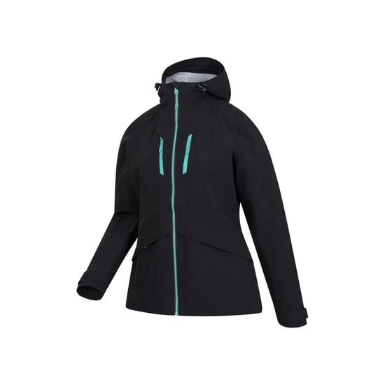 Mountain Warehouse Womens/Ladies Rhine Extreme 3 Layer Waterproof Jacket (Black) - Image 3
