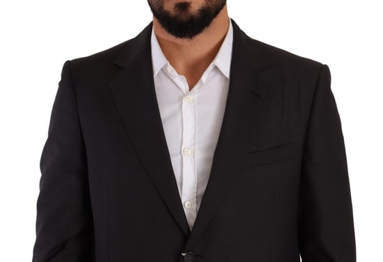 Traje Formal de Hombre de Una Sola Botonadura en Gris Oscuro Domenico Tagliente - Image 4