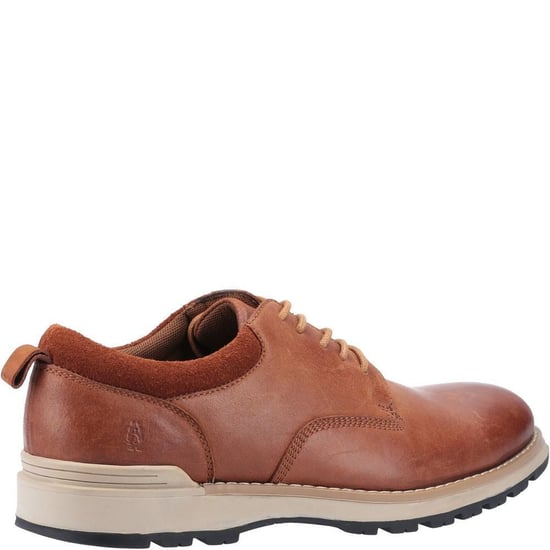 Hush Puppies Mens Dylan Leather Shoes (Tan) - Image 2