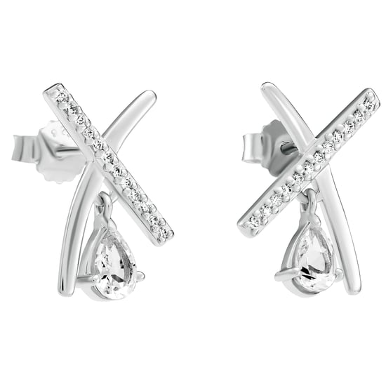 Orphelia 'Charlotte' Women's 925 Sterling Silver Drop Earrings - Silver ZO-7580/W - Image 2