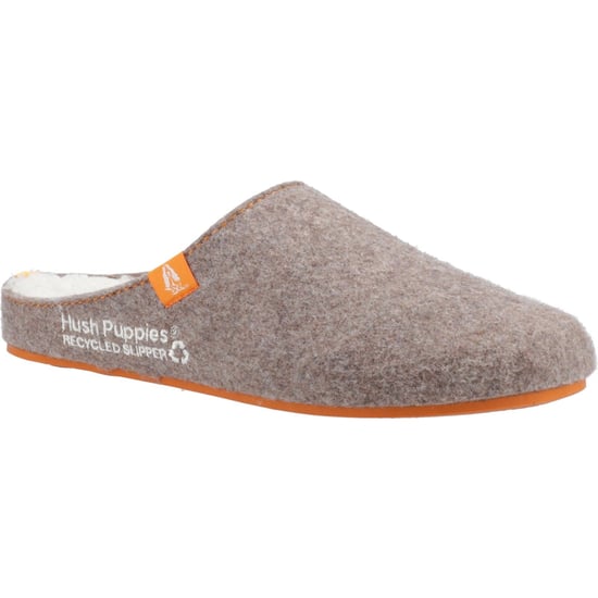 Hush Puppies The Good 90% Recycled RPET Polyester Men's Brown Slippers - Image 1