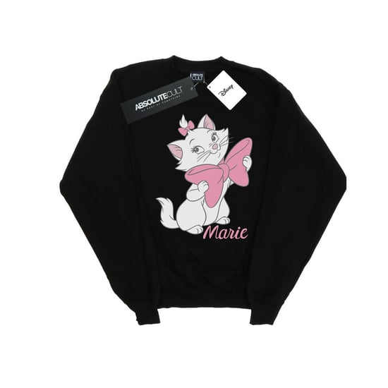 Disney Womens/Ladies Aristocats Marie Bow Sweatshirt (Black) - Image 1