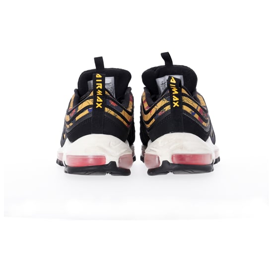 Nike Air Max 97 SE Floral Sneakers in Black Synthetics in Black Synthetic - Image 4
