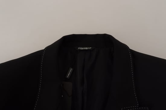 Abrigo Blazer Doble Botonadura Negro Dolce & Gabbana para Hombre - Image 5