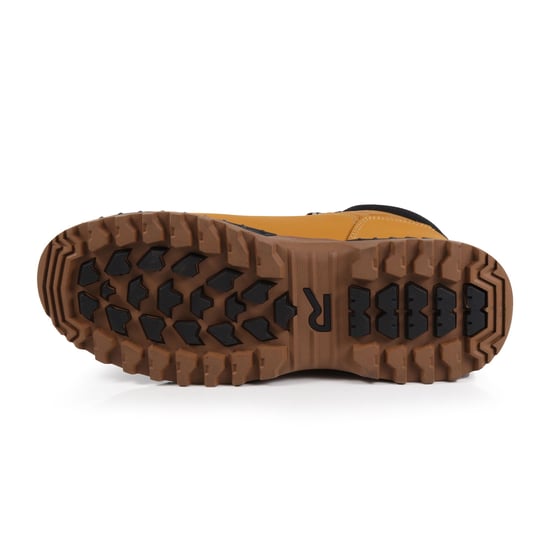 Regatta Mens Grindstone Nubuck Boots (Honey/Black) - Image 4