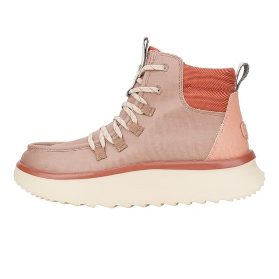 HEYDUDE Wendy Peak Apres PU Coated Canvas Women's Desert Brown Boots - Image 5