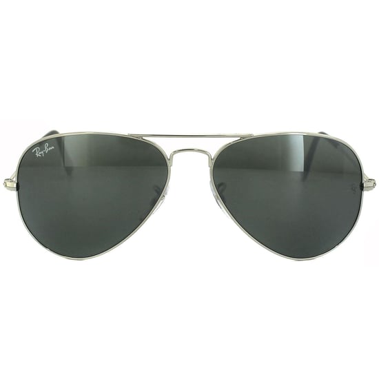 Gafas de sol Ray-Ban Aviator unisex gris plata con espejo - Image 1