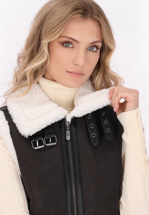 Dreimaster Vest women dark brown - Image 5
