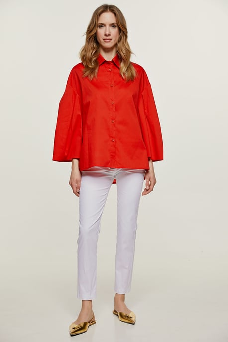 Blusa de manga ancha roja - Image 3