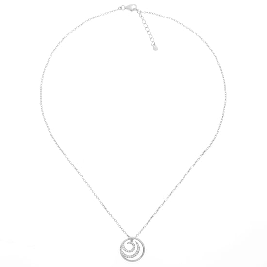 Orphelia 'Elaine' Women's 925 Sterling Silver Chain with Pendant - Silver ZH-7084 - Image 1
