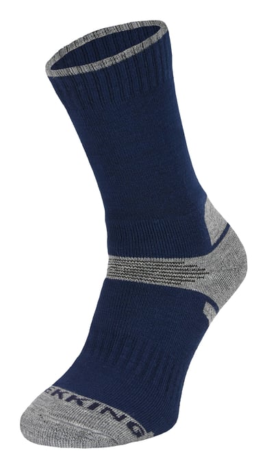 Calcetines Senderismo Lana Merino Niños | Comodo | Calcetines Anti Ampollas - Azul Marino - Image 1