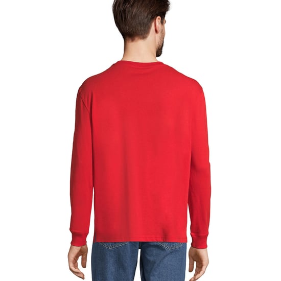 SOLS Unisex Adult Pioneer Long-Sleeved T-Shirt (Bright Red) - Image 2