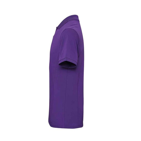 Premier Mens Coolchecker Plus Piqu Polo Shirt (Purple) - Image 3