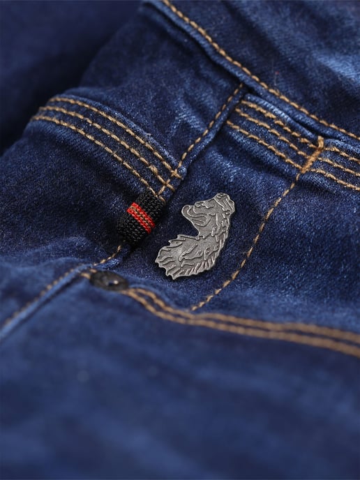 Luke 1977 Freddie Fast Straight Leg Blue Wash Jeans Blue