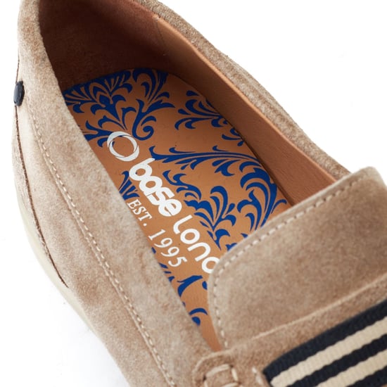 Base London Drum Leather Men's Sand Loafers - Image 6