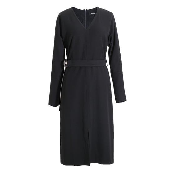 V-neck dress with bat sleeves - Image 5