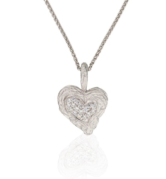 Orphelia 'Hazel' Women's 925 Sterling Silver Set: Chain-Pendant + Earrings - Silver SET-7082