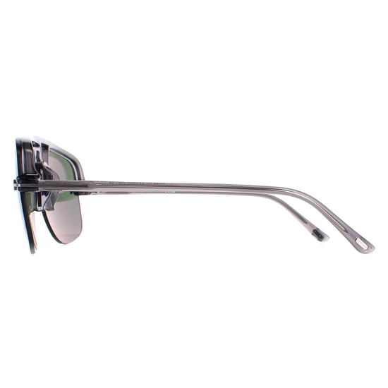 Gafas de sol Tom Ford Hugo 02 FT1003 20N verdes - Image 3