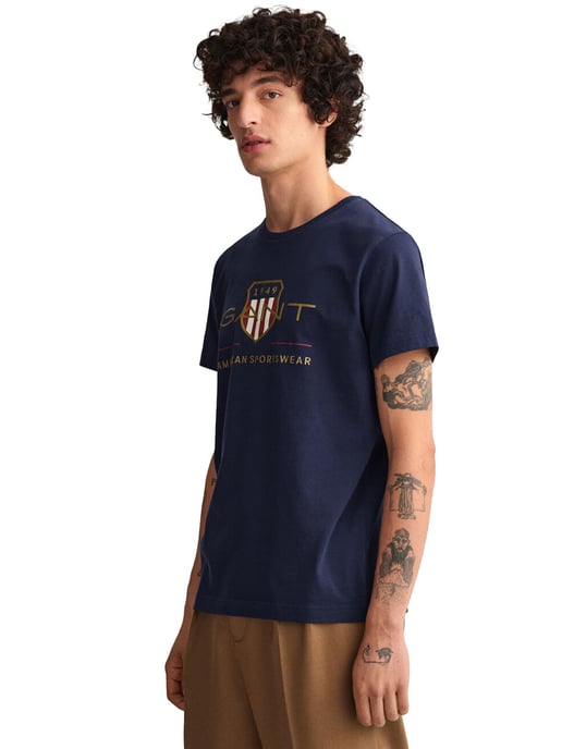 Gant Camiseta cuello redondo hombre Archive Shield - Image 2