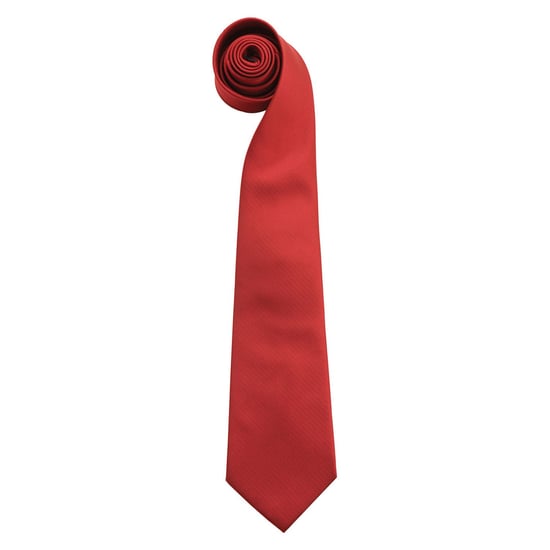 Premier Mens Colours Fashion Tie (Burgundy) - Image 1