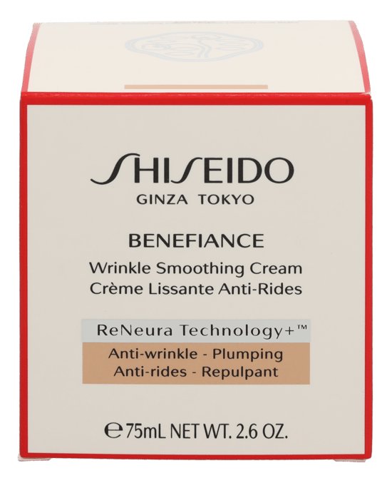 Crema hidratante diaria alisadora de arrugas Shiseido Benefiance 75 ml - Image 2