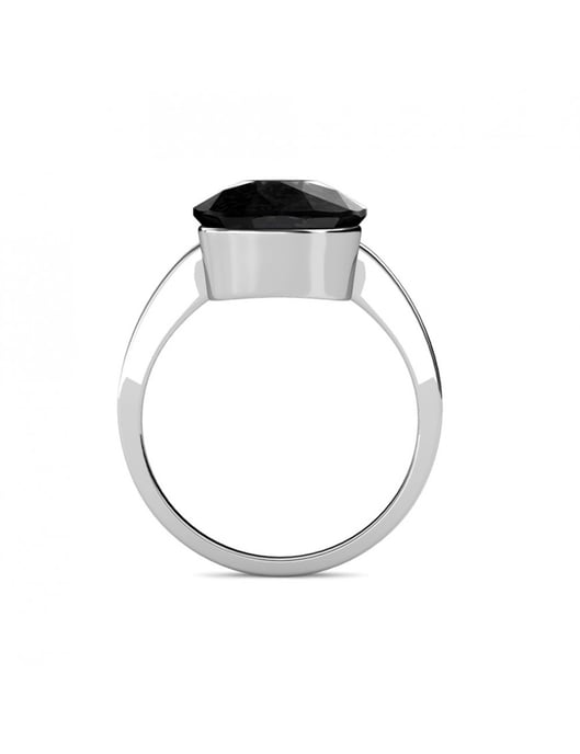 Anillo Clásico - Plata y Negro - Image 5